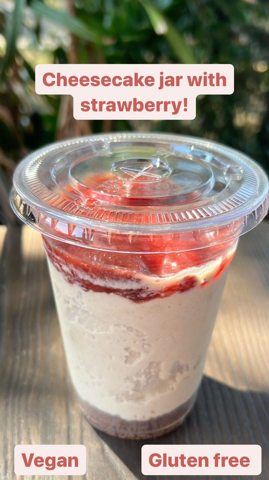 Vegan "Cheesecake" Jars GF