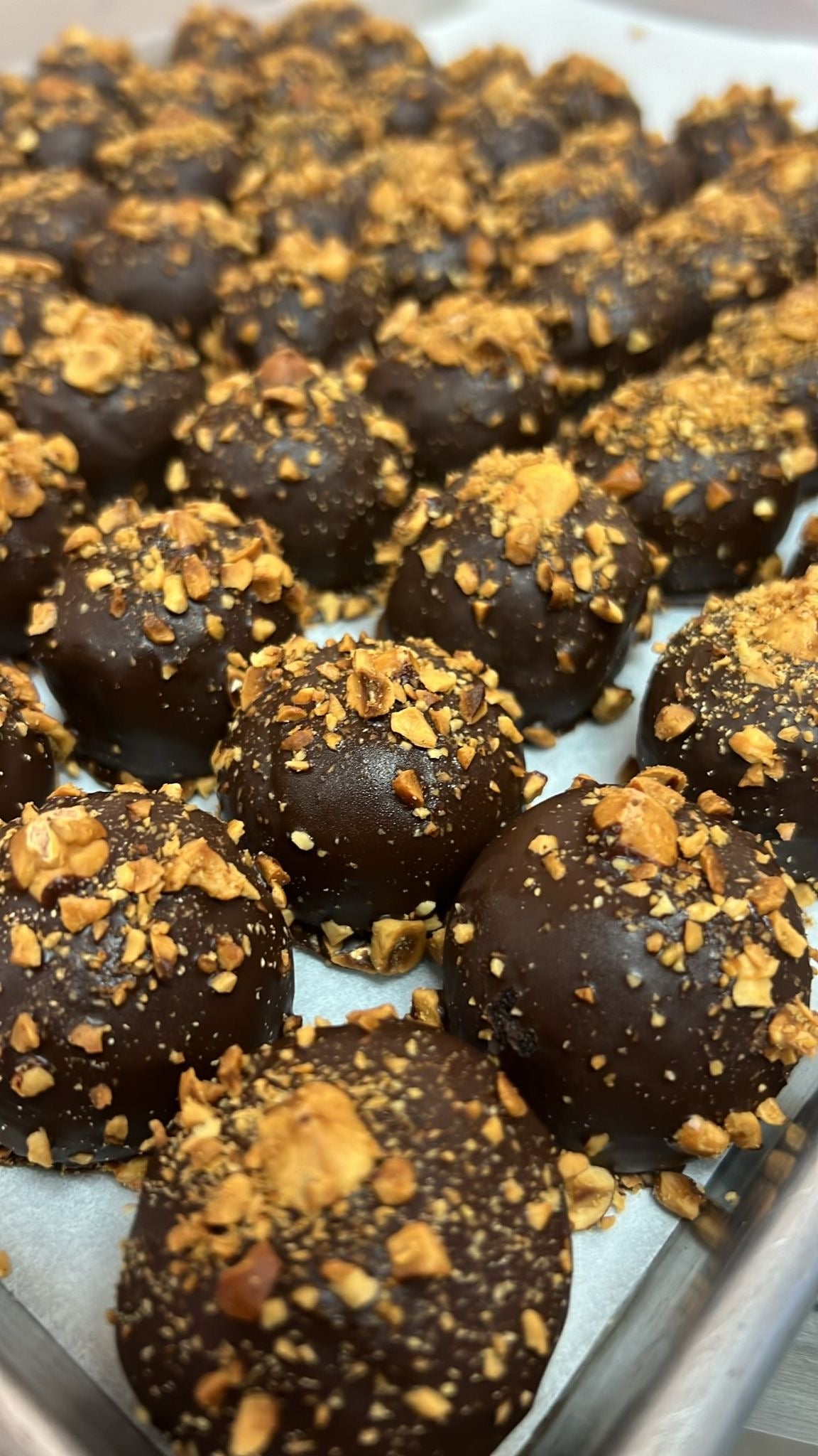Chocolate hazelnut truffle