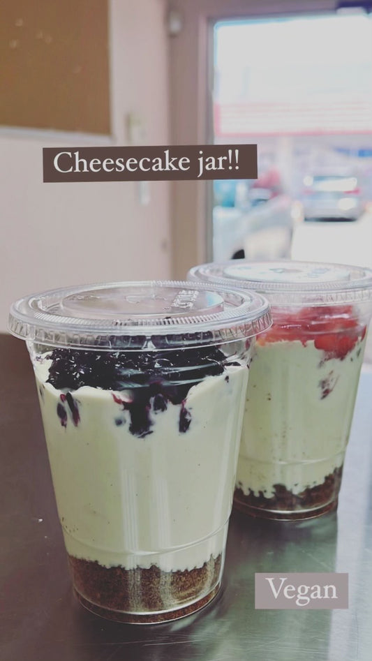 Vegan "Cheesecake" Jars GF